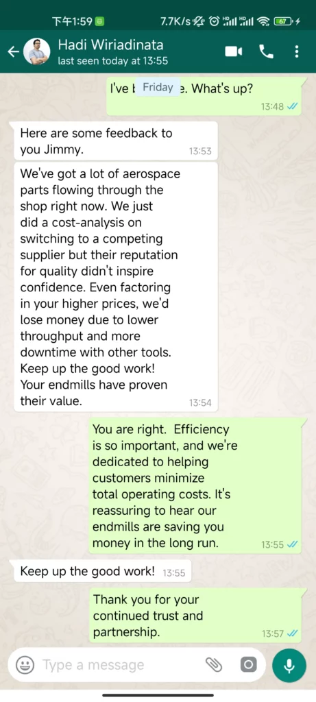 Chat with Customer